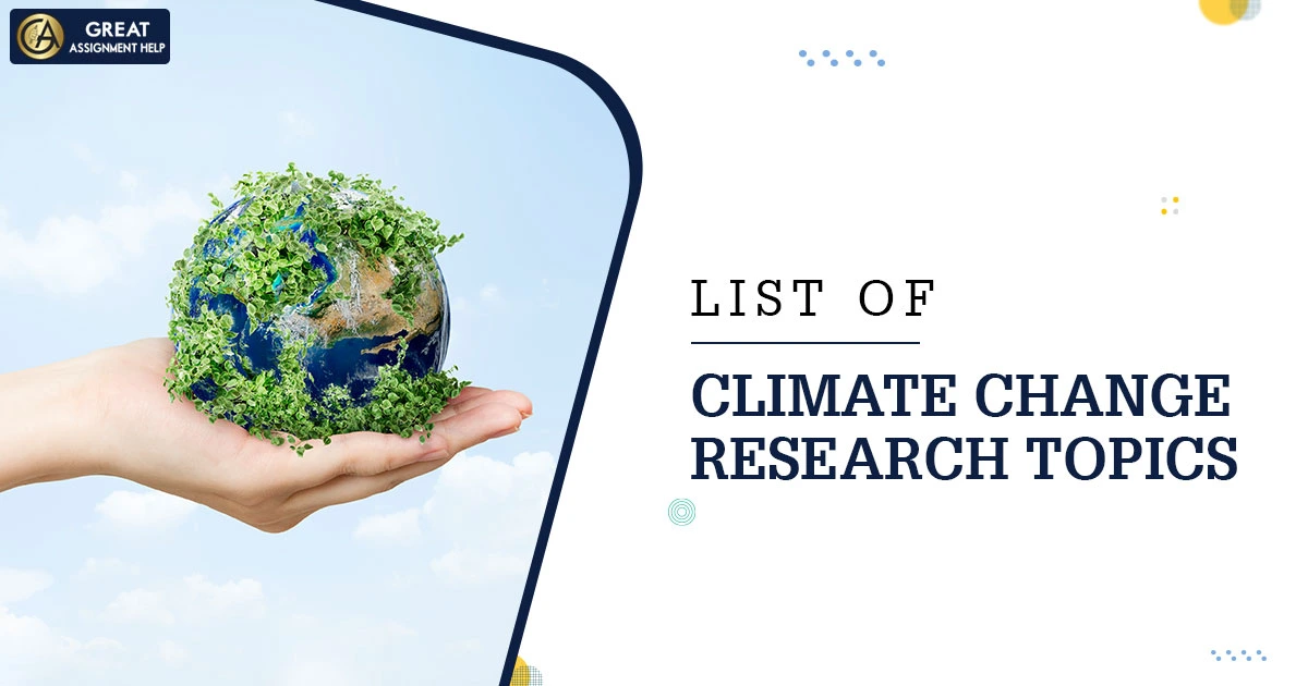 climate change research topics brainly