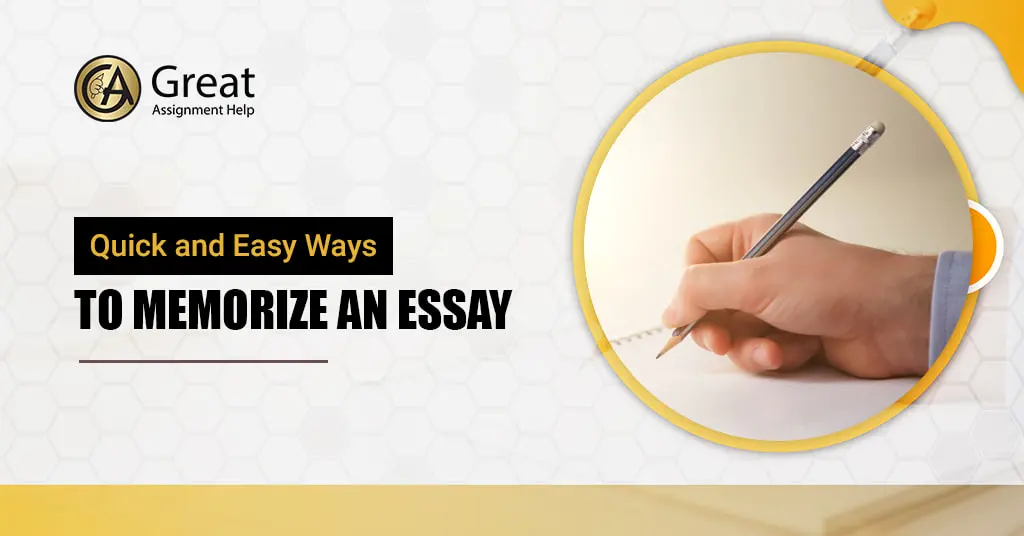 how to remember essay quickly