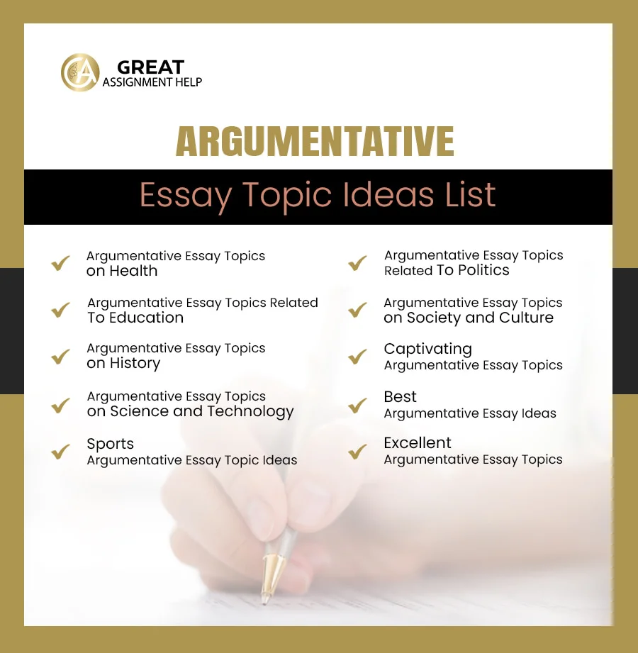 exam argumentative essay topics