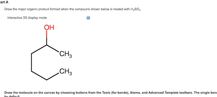 heated with H2SO4